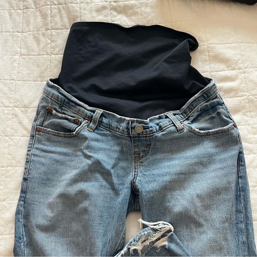 Abercrombie & Fitch ankle straight Maternity Jeans